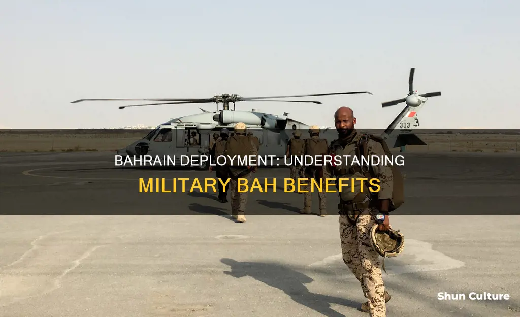 do military members get bah in bahrain