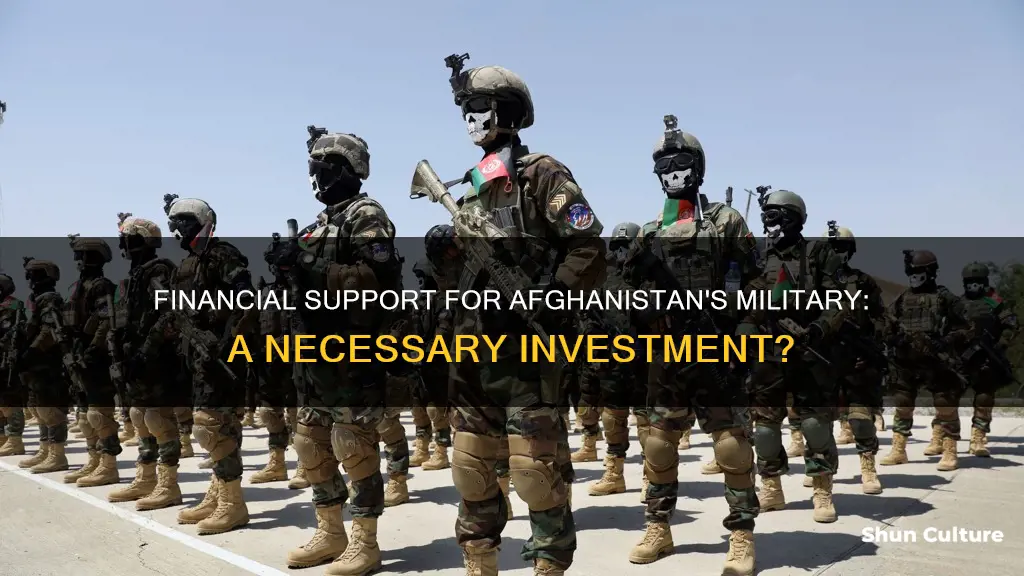 do military personnel in afghanistan need money