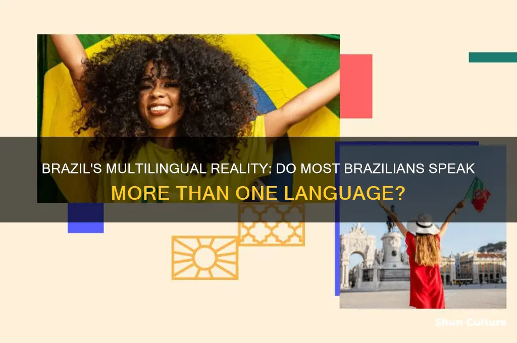 do most people in brazil speak more than one language
