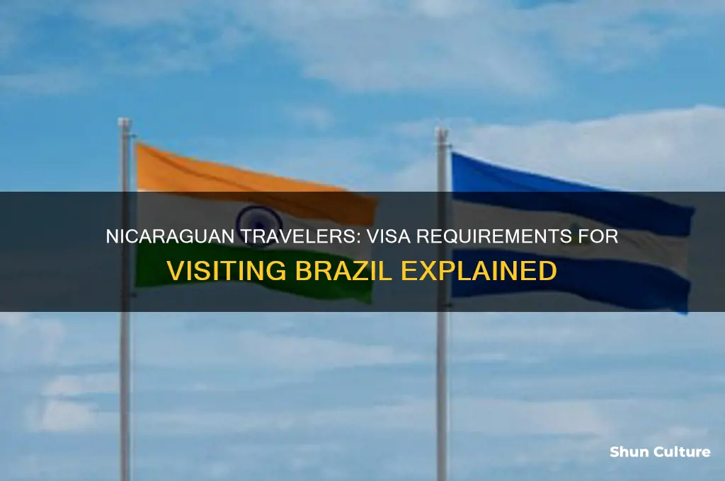 do nicaraguans need a visa to travel to brazil