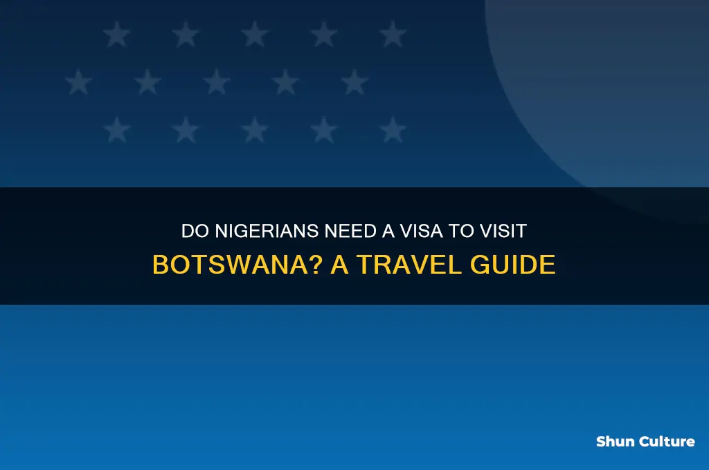 do nigeria need visa to botswana