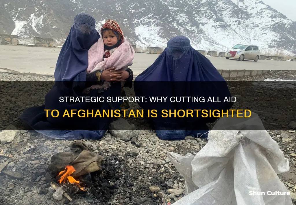 do not cut all aid to afghanistan