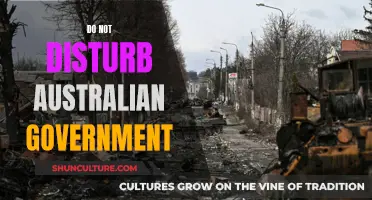 Australian Government: Do Not Disturb, Let's Progress!