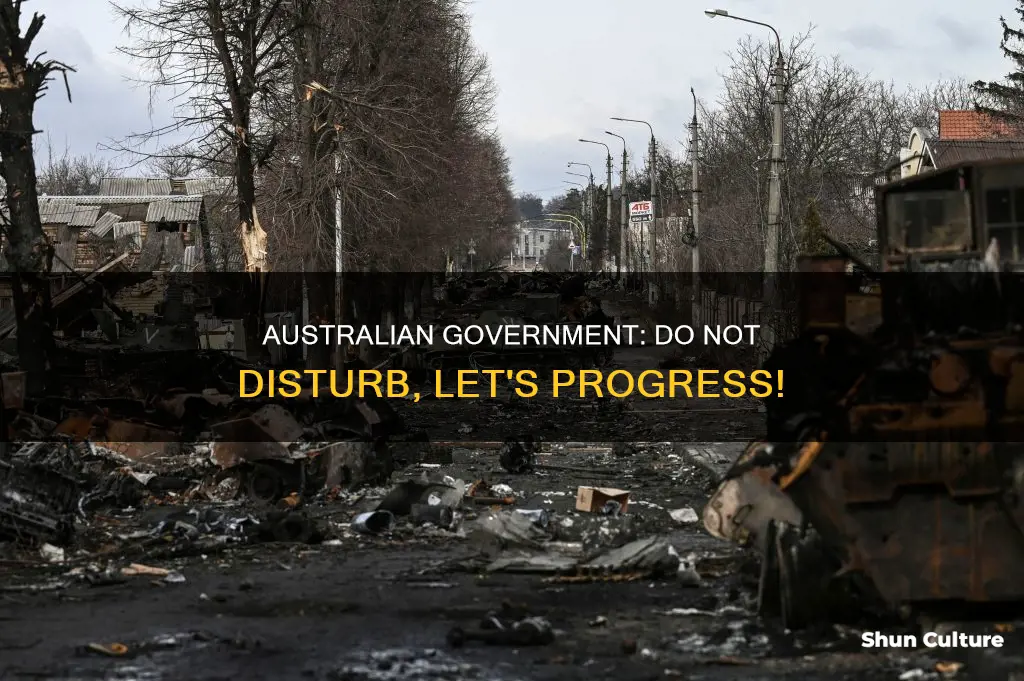 do not disturb australian government