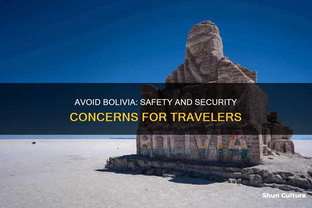 do not travel to bolivia