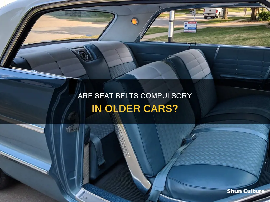 do old cars need seat belts australia