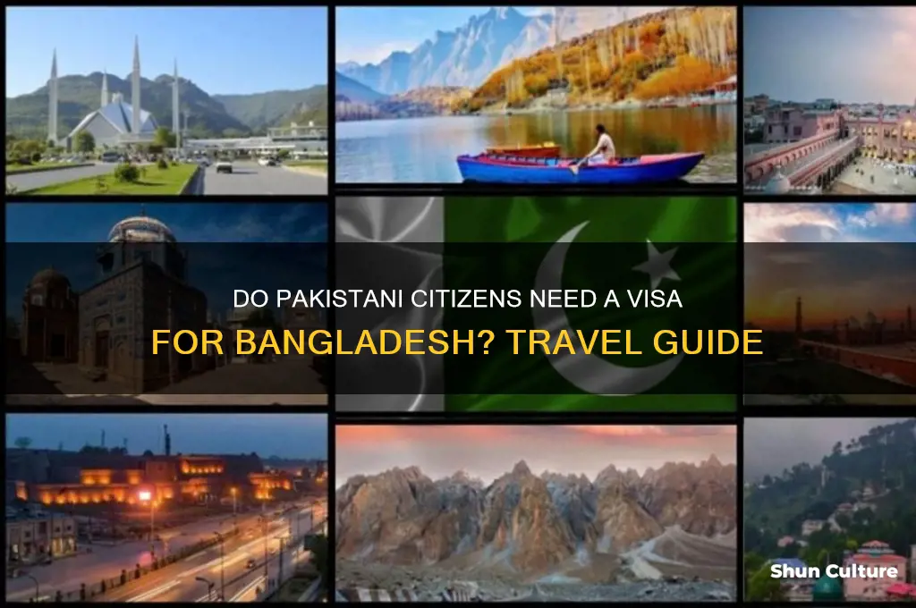 do pakistan need visa for bangladesh