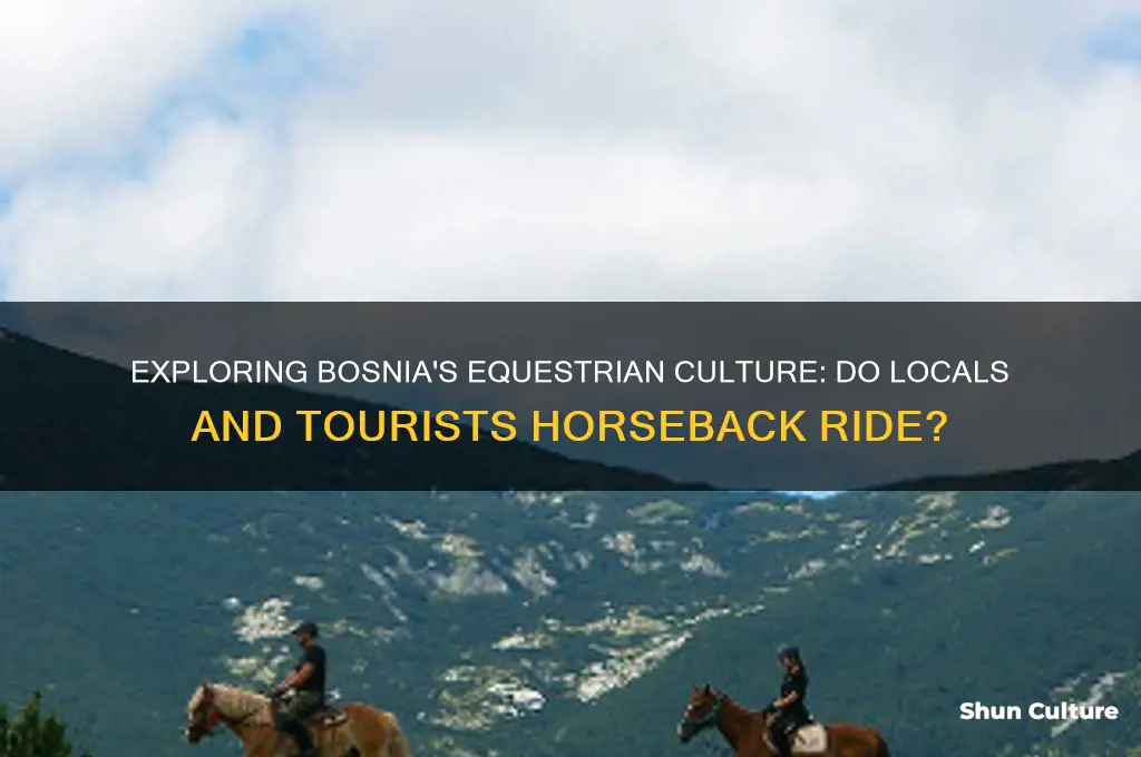 do people horseback ride in bosnia