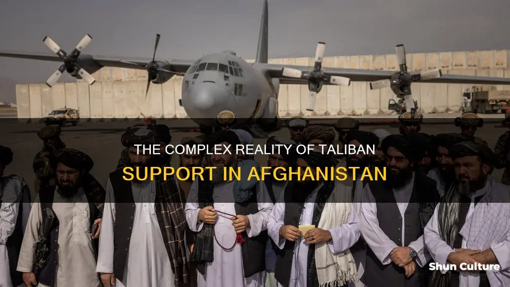 do people in afghanistan support the taliban