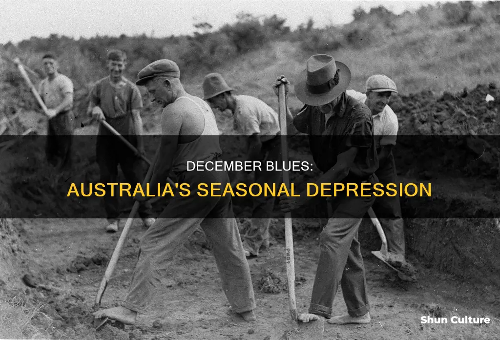 do people in australia have more depression in december