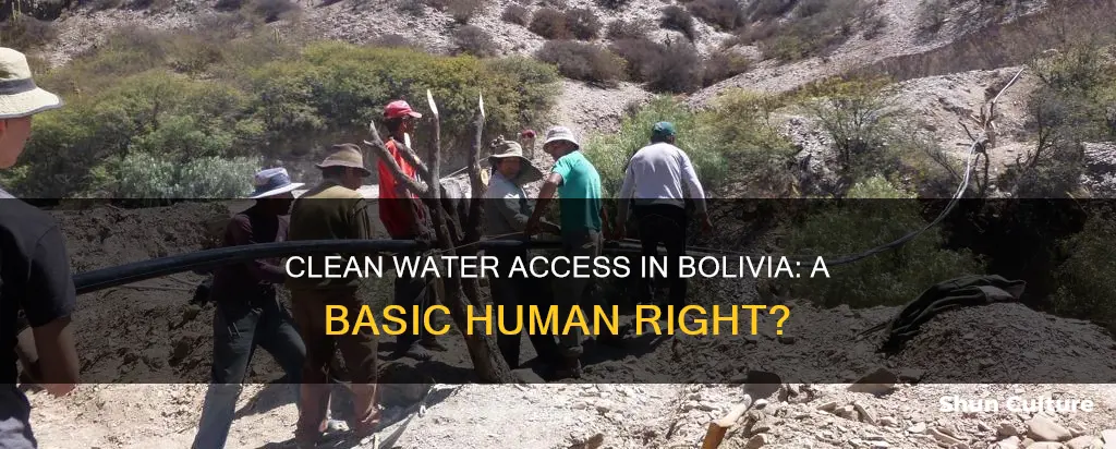 do people in bolivia have access to clean water