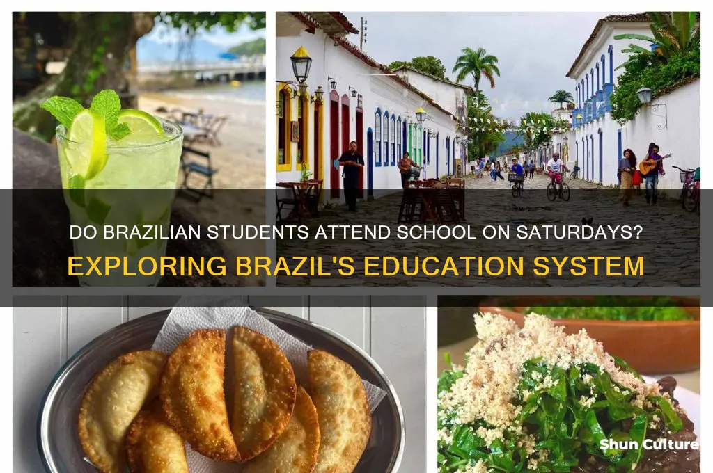 do people in brazil have school on saturday