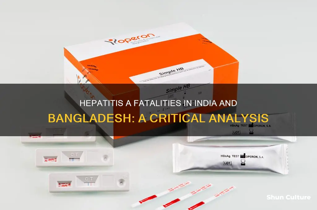 do people in india and bangladesh die from hepatitis a