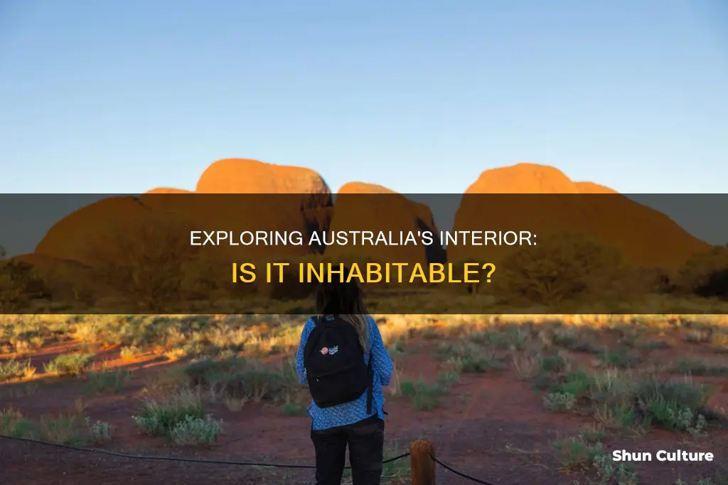 do people live australia interior