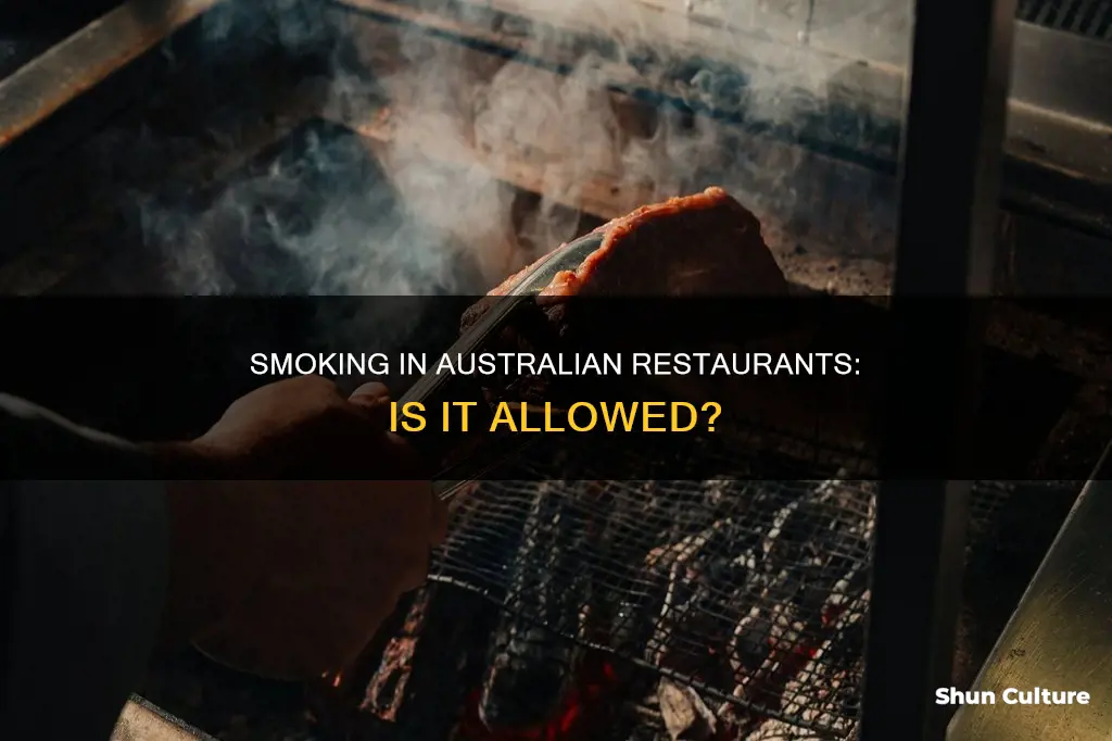 do people smoke in restaurants in australia