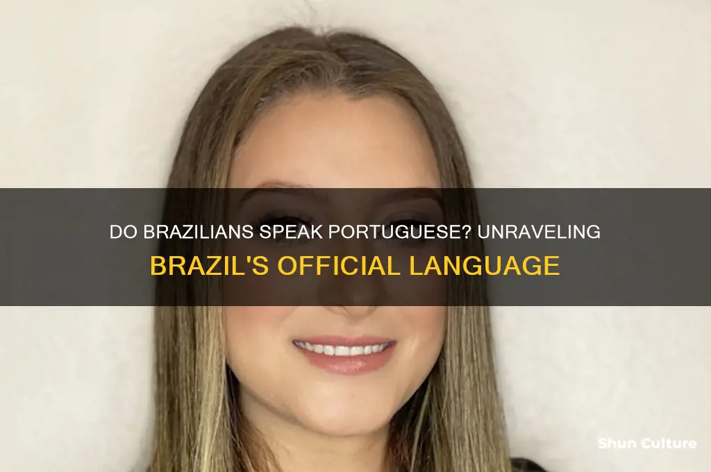 do people speak portugese in brazil