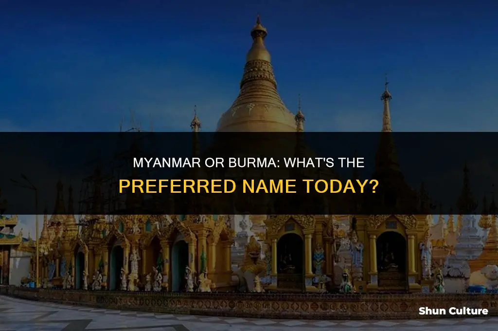 do people still call burma burma or myramar