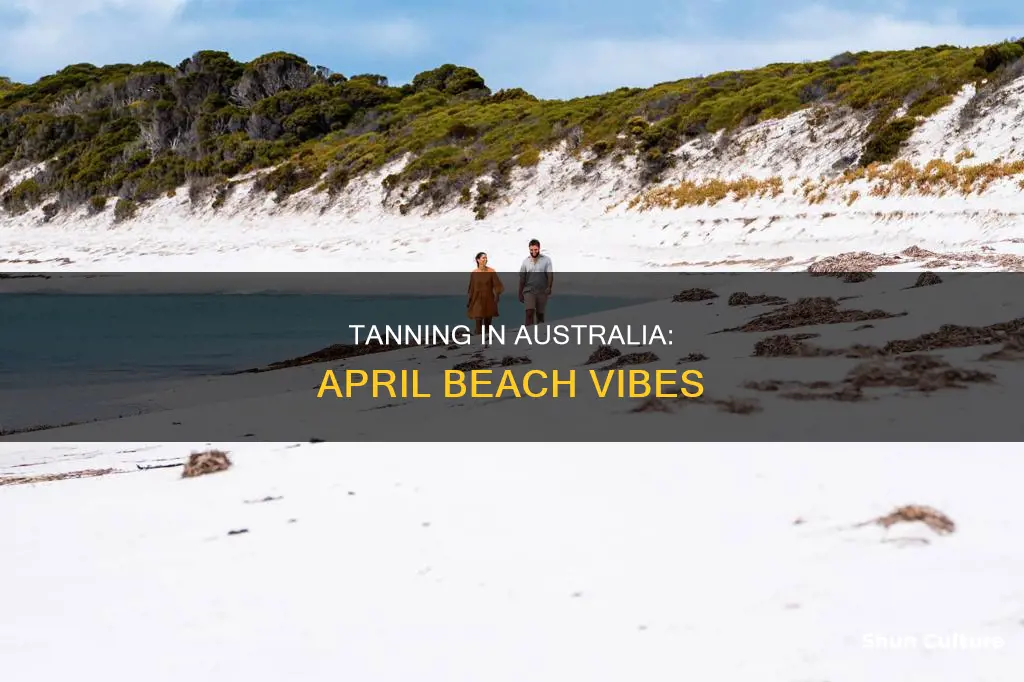 do people tan on beach in australia in april