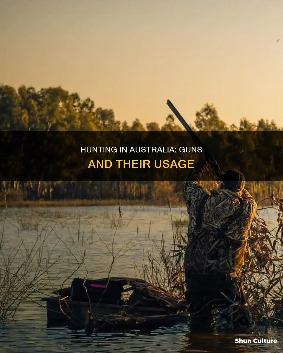 do people who hunt in australia use guns