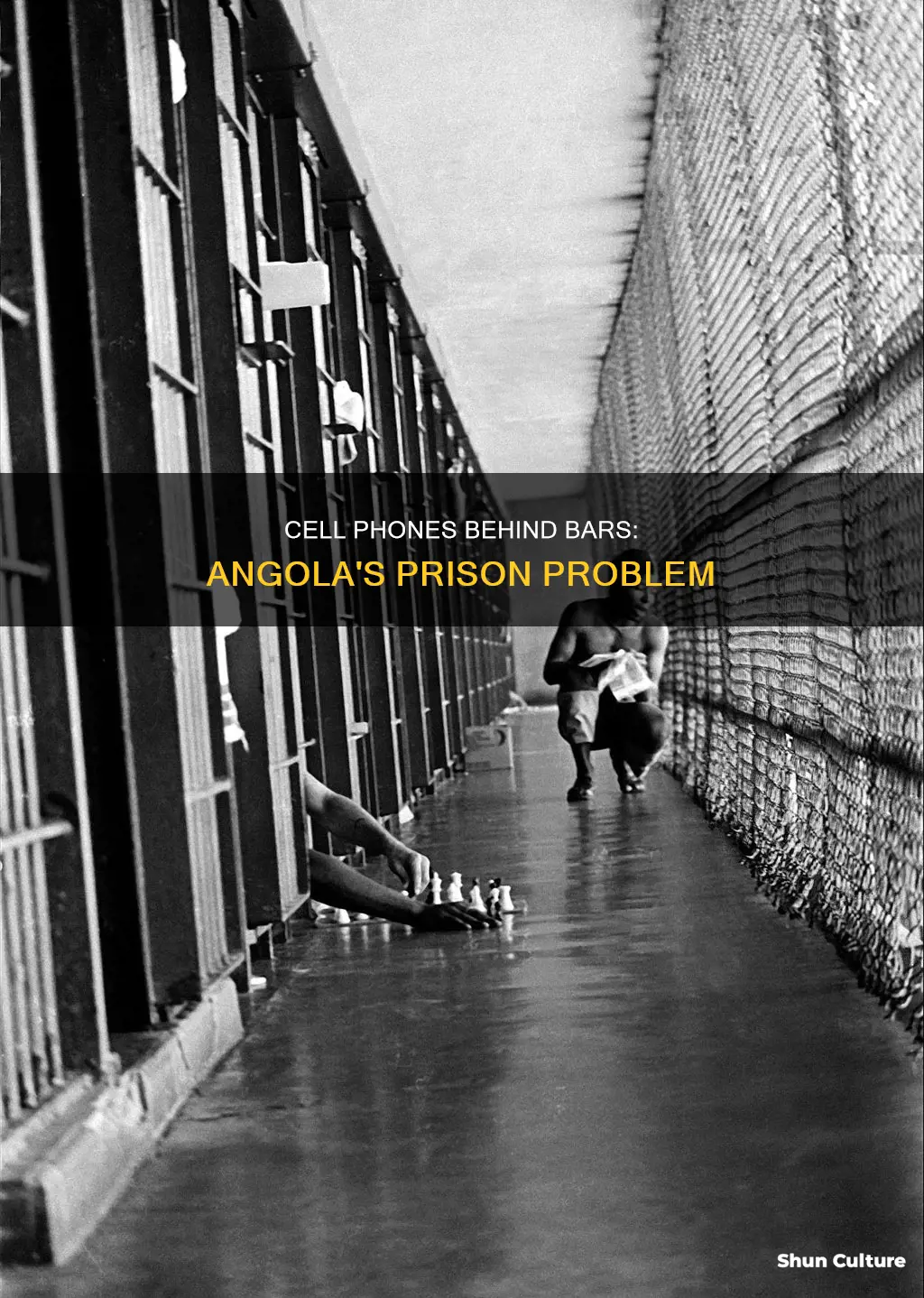 do prisoners have cell phones in angola