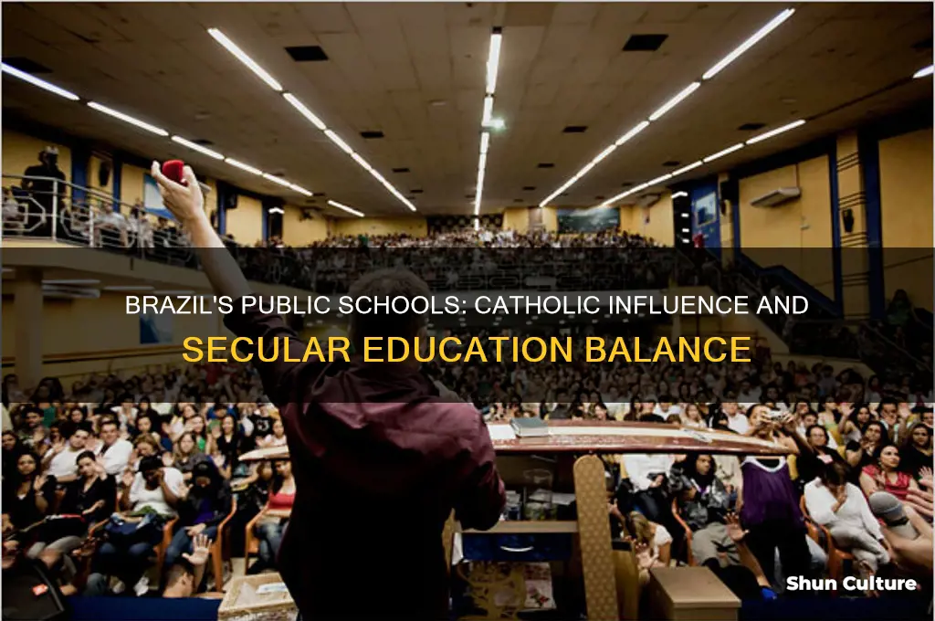 do public schools in brazil incorporate the catholic religion