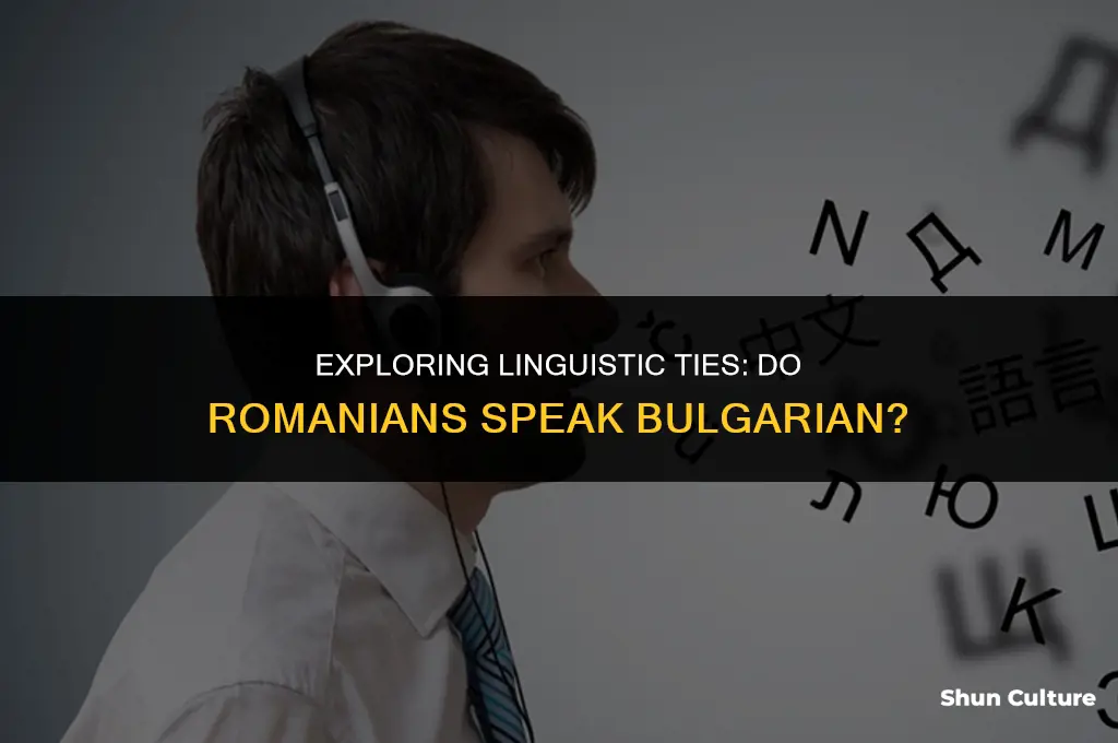 do romanians speak bulgarian