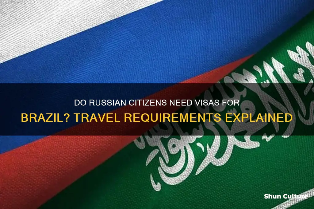do russian citizens need visas for brazil