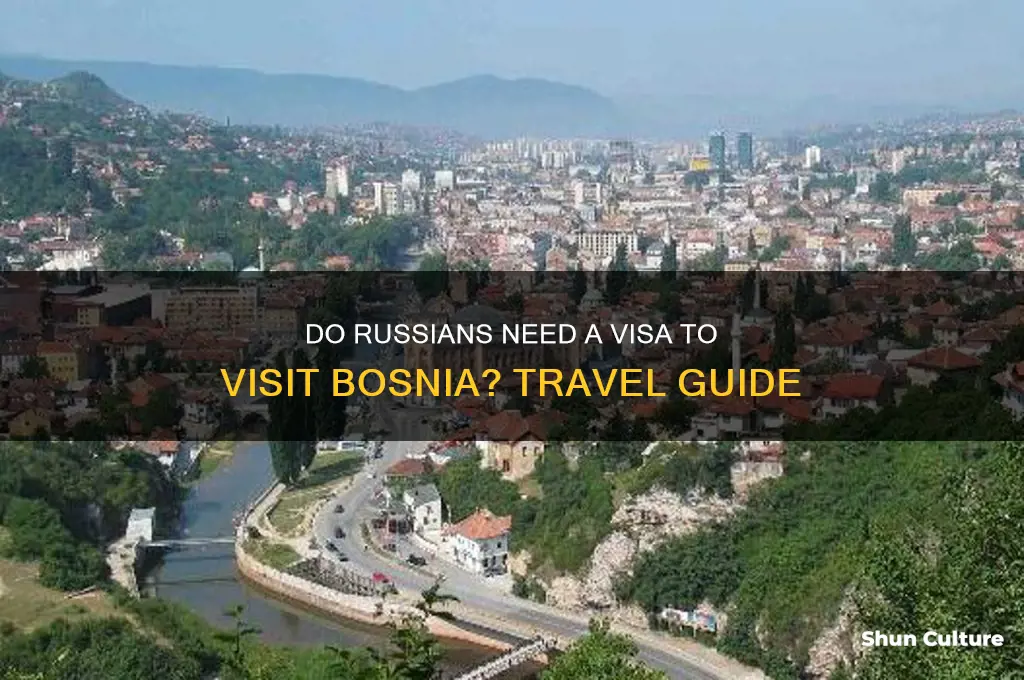 do russians need visa to bosnia