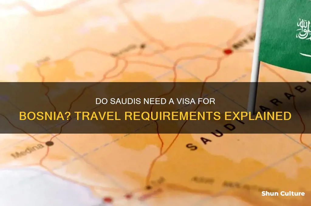 do saudis need visa for bosnia