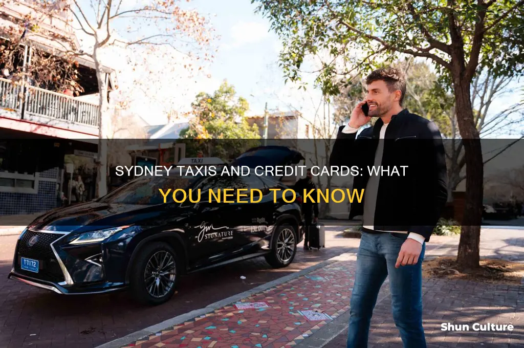 do sydney australia taxis take credit cards