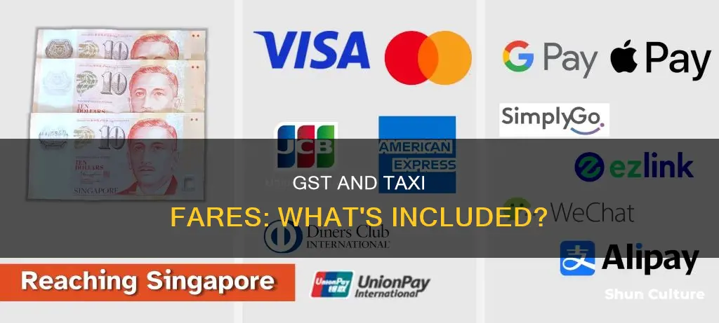 do taxi fares include gst in australia