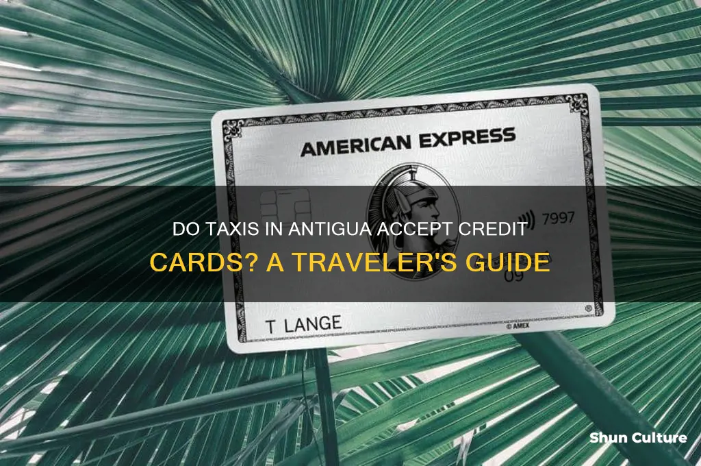 do taxis in antigua take credit cards