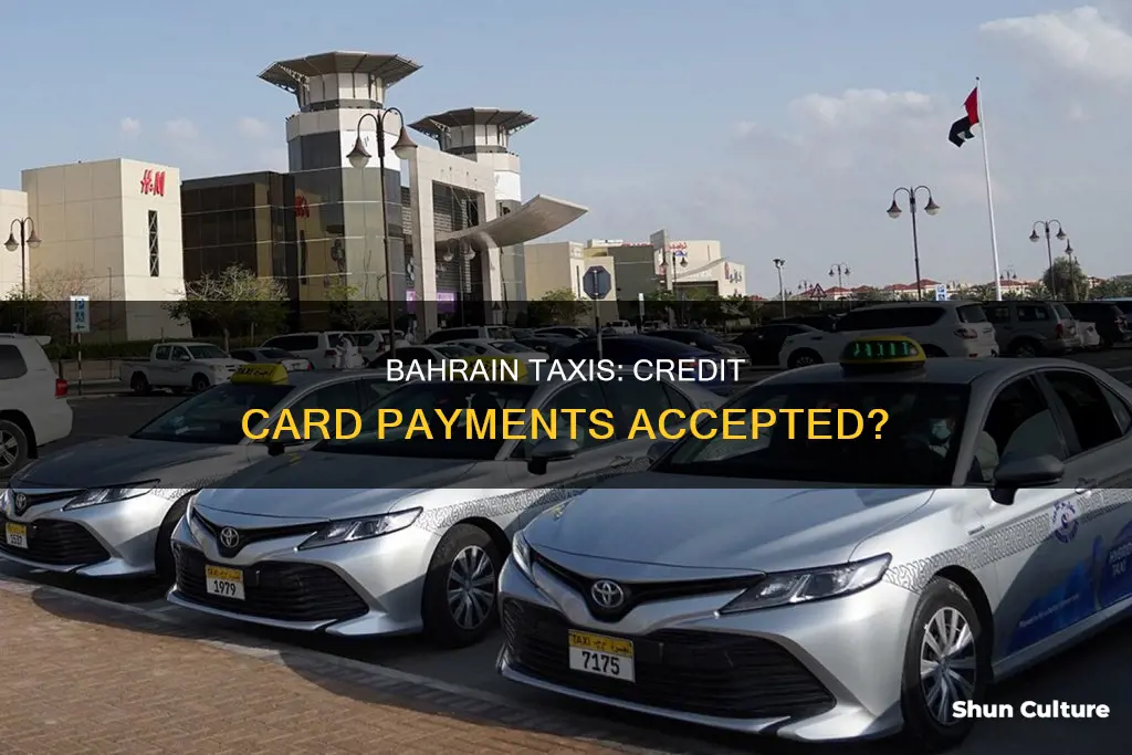 do taxis in bahrain take credit cards