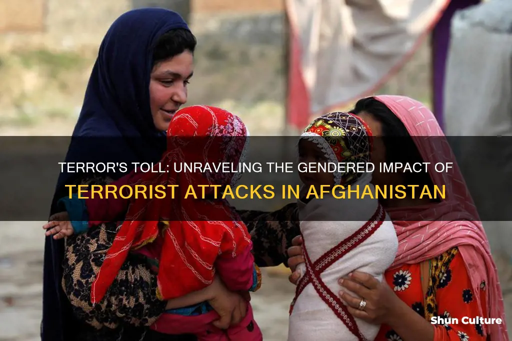 do terrorist attacks kill more men or women in afghanistan