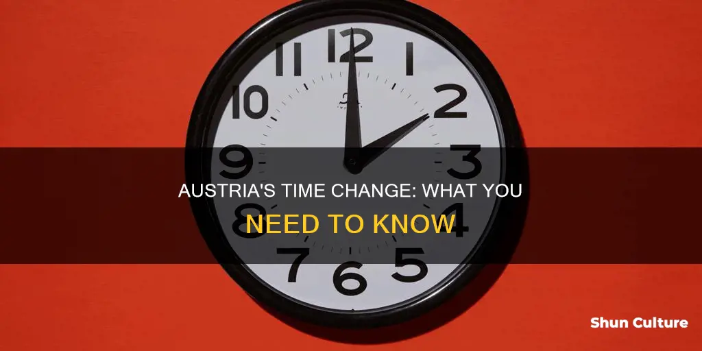 do the clocks change in austria