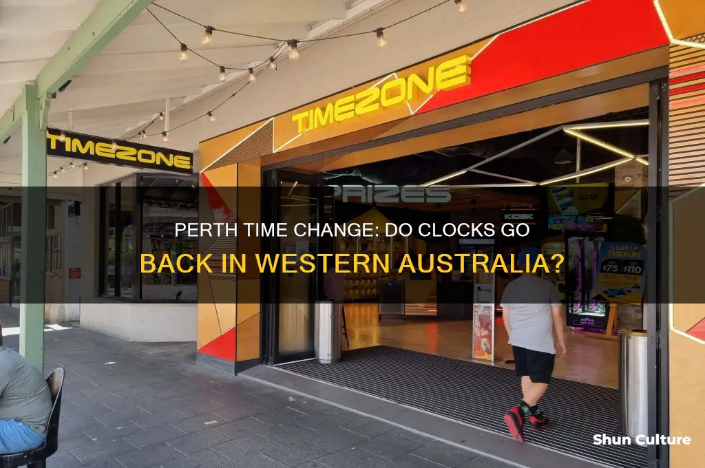 do the clocks go back in perth australia