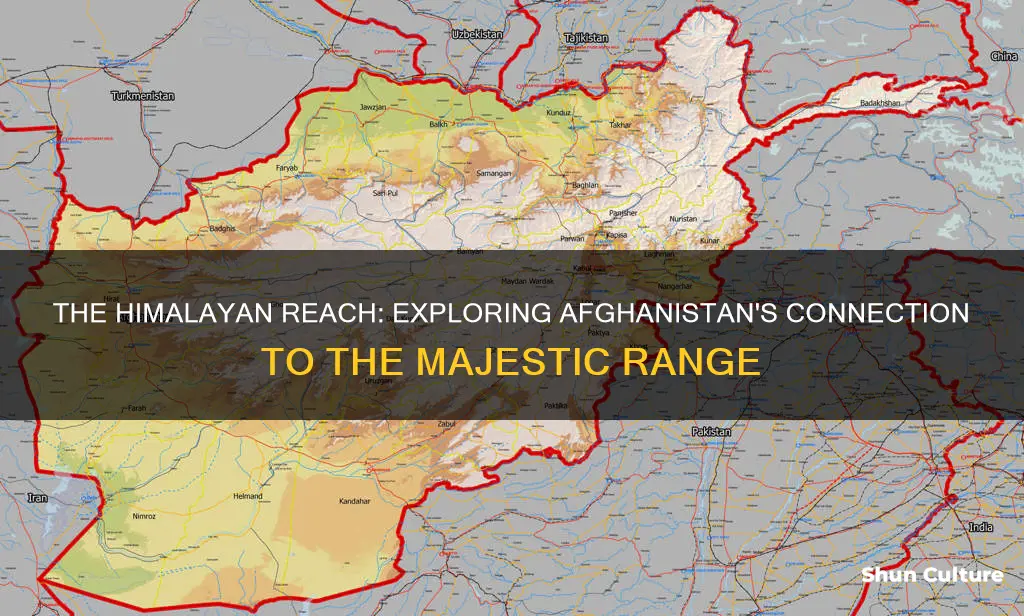 do the himalayas extend to afghanistan