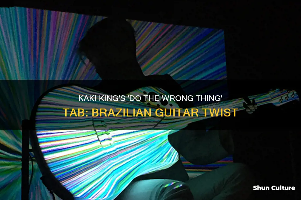 do the wrong thing kaki king tab brazil