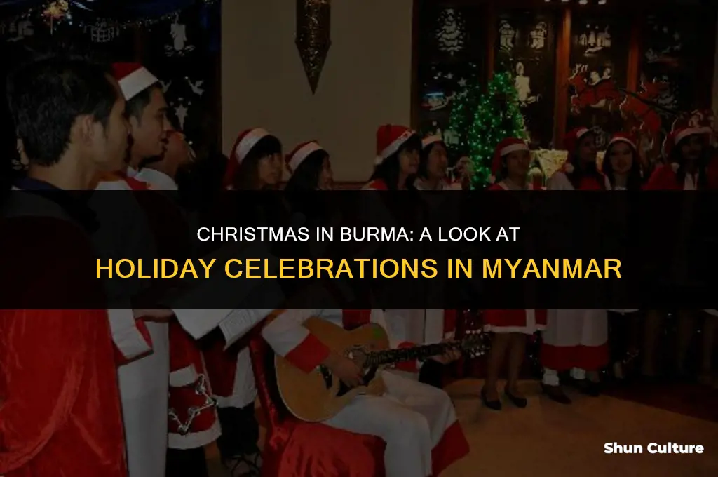 do they celebrate christmas in burma