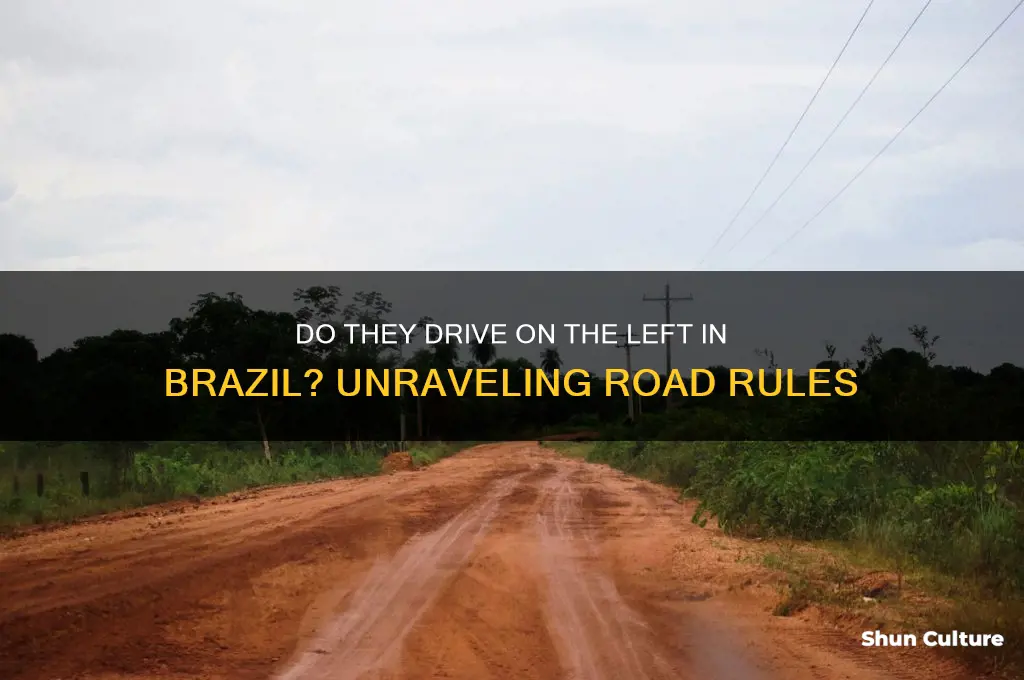 do they drive on the left in brazil