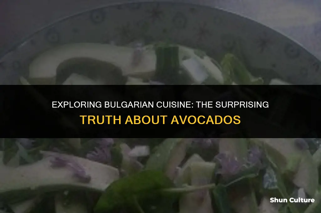 do they have avocados in bulgaria