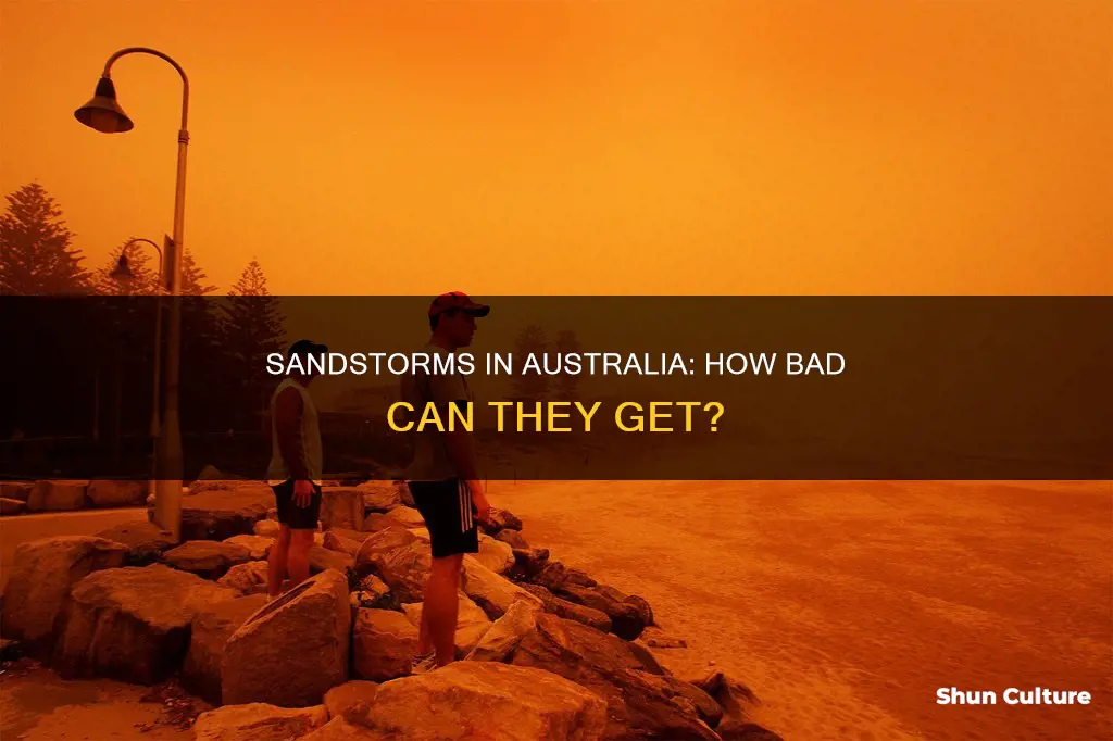 do they have big sandstorms in australia