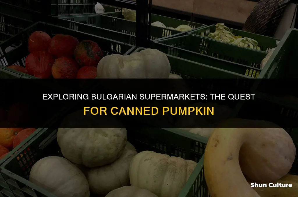 do they have canned pumpkin in bulgaria