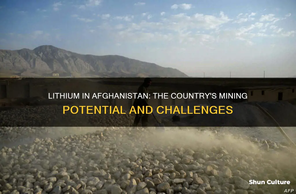 do they mine lithium in afghanistan