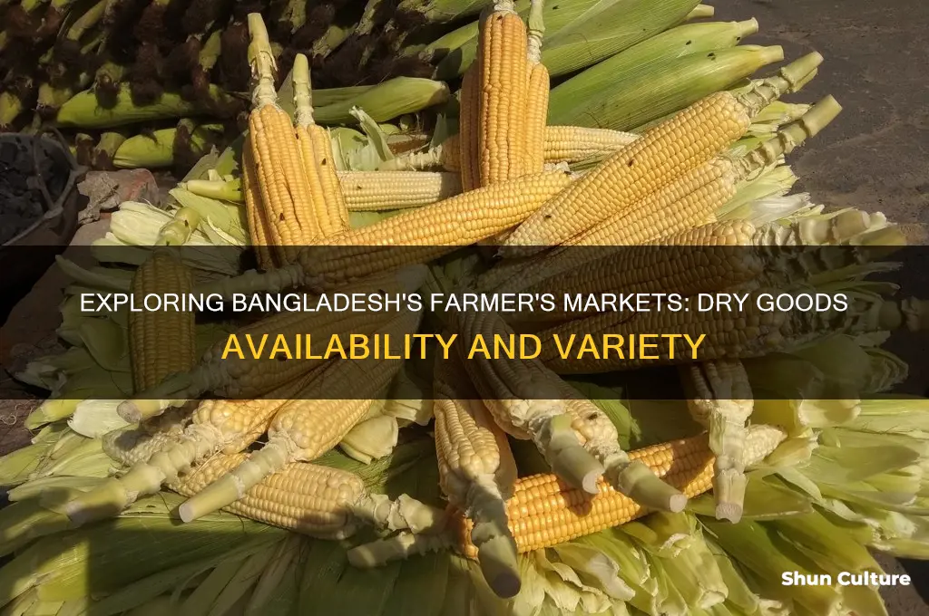 do they sell dry goods at farmer