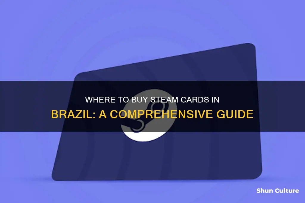 do they sell steam card in brazil
