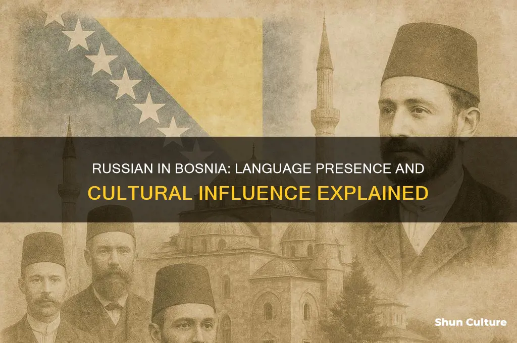 do they speak russian in bosnia