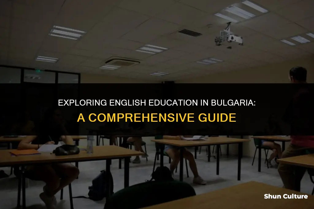 do they teach english in bulgaria