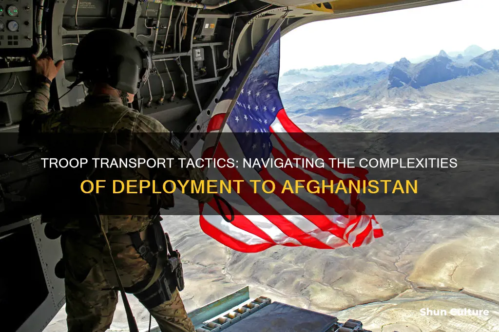 do troops fly directly to afghanistan