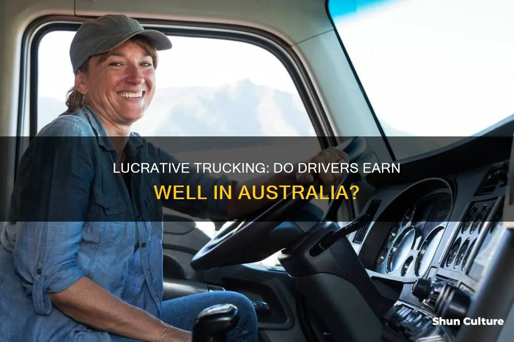 do truck drivers make good money australia